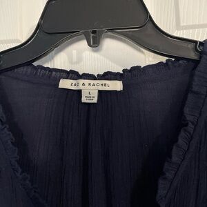 Zac & Rachel Midnight Blue Top